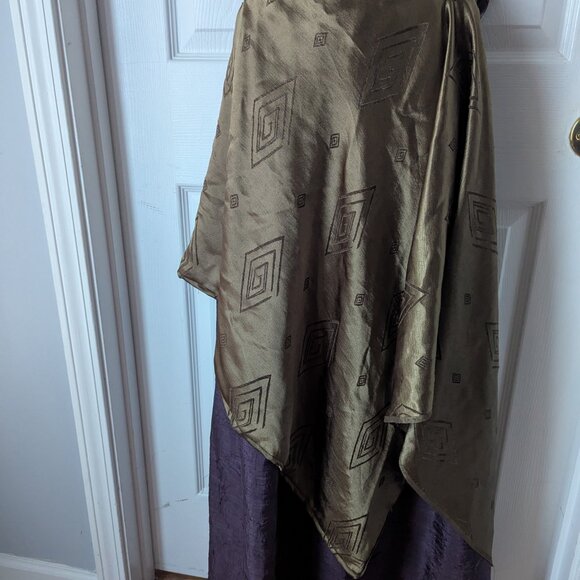 Handmade green purple & black Renaissance dress Belt Not Included - Picture 6 of 11